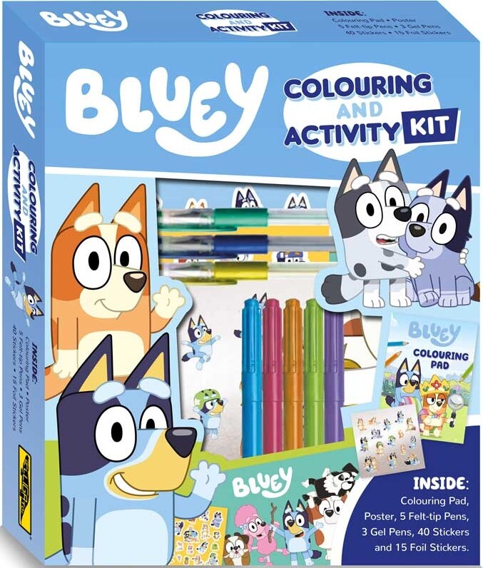 Bluey Colouring Og Activity Kit - Alligator
