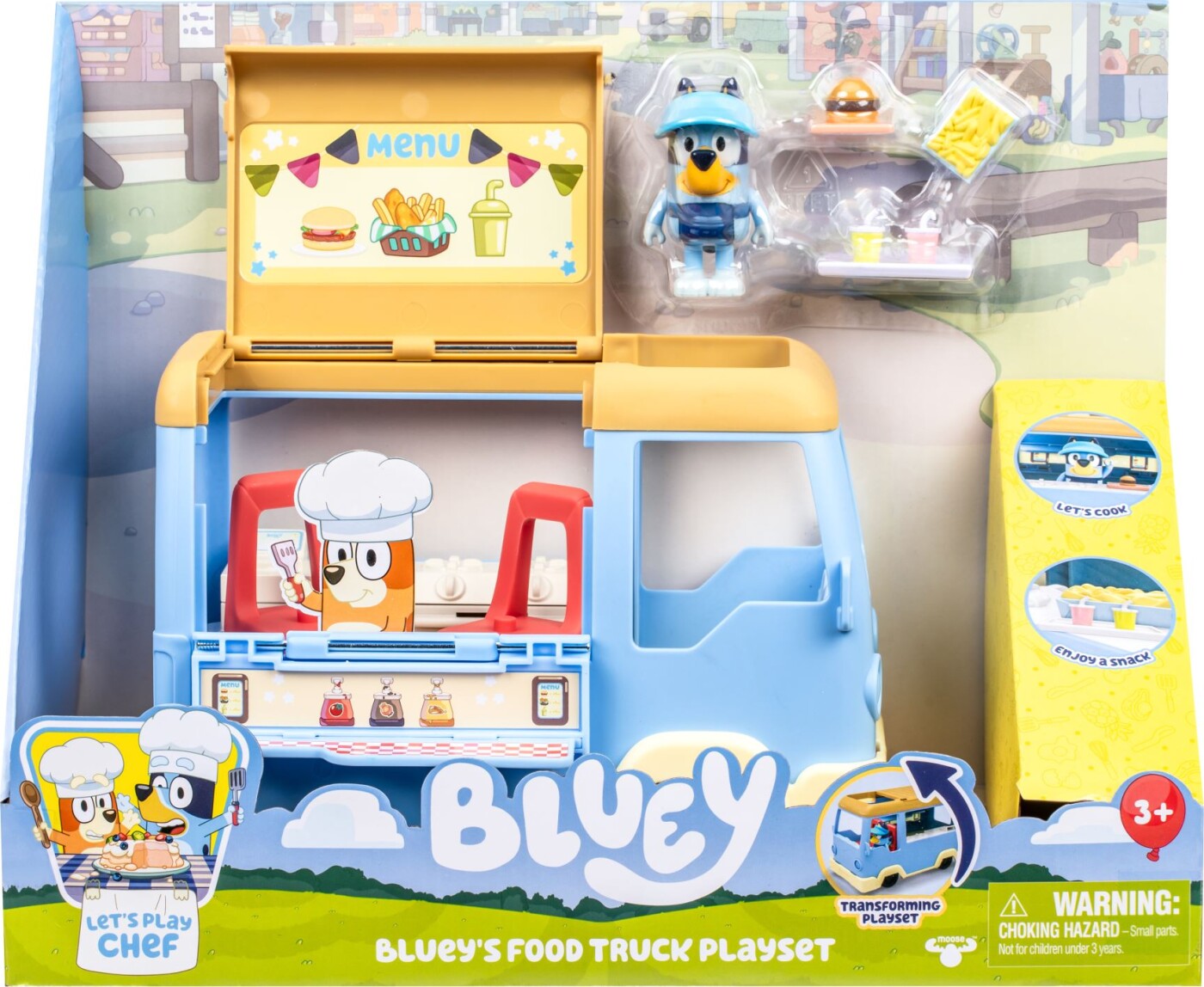 Bluey - Bluey's Food Truck Playset - Let's Play Chef - Legesæt