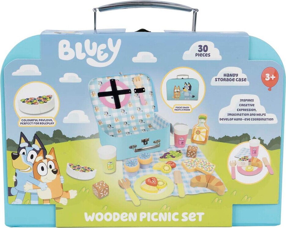 Bluey - Picnic Sæt Til Børn - 30 Dele