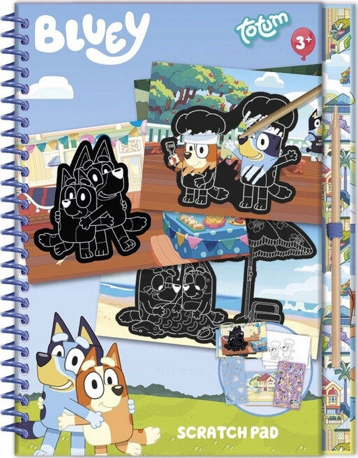 Alligator BLUEY Scratch Book