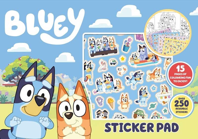 Bluey Sticker Pad - Alligator