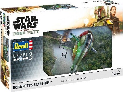 Se Revell - Star Wars - Boba Fetts Starship - 1:88 - Level 3 - 06785 hos Gucca.dk