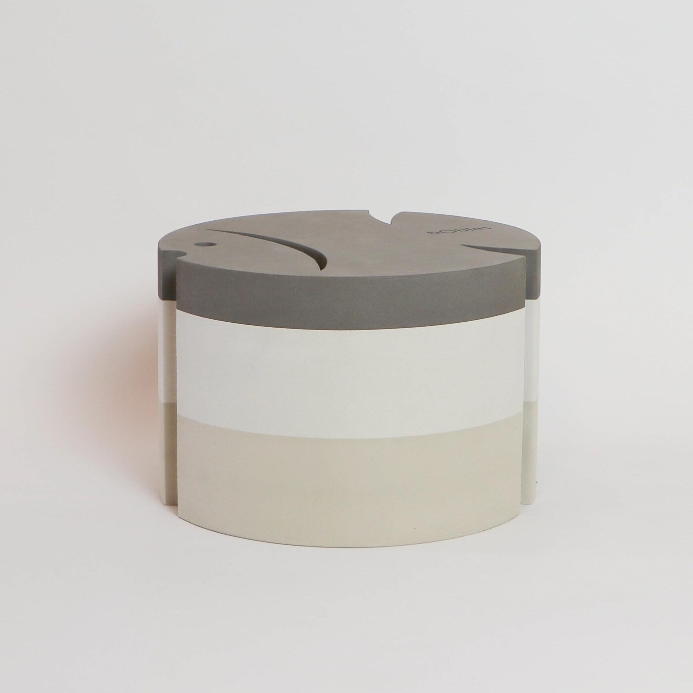 Bobles - Fisk - Sand Grey - L - 30x20 Cm