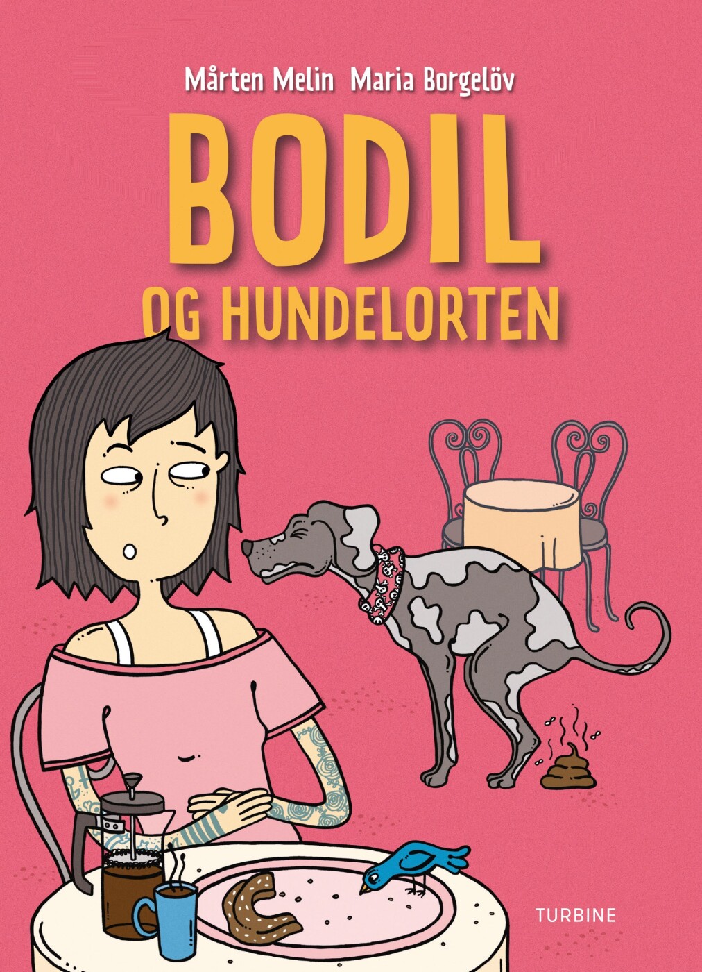 Billede af Bodil Og Hundelorten - Mårten Melin - Bog