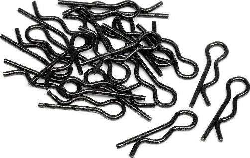 Billede af Body Clip (6mm/black/20pcs) - Hp75106 - Hpi Racing