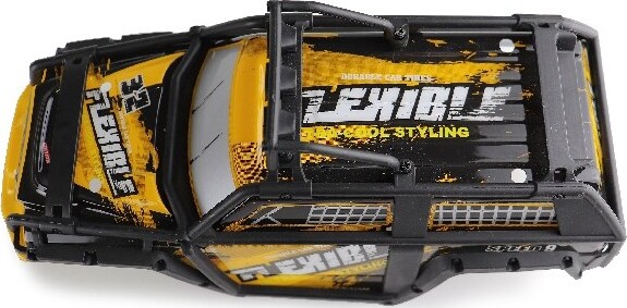 Body For 'flexible' Yellow/black 1:18 - 4.12.a979-4.0583.001 - Wltoys