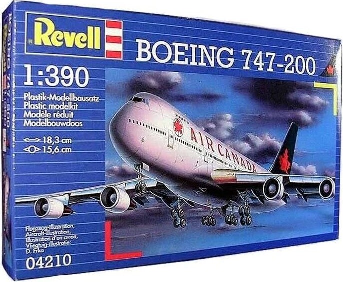 Se Revell - Boeing 747-200 Fly Byggesæt - 1:390 - 04210 hos Gucca.dk