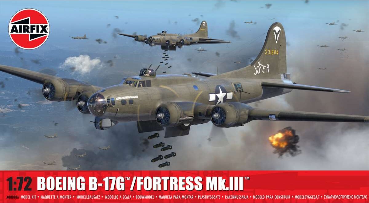 Airfix - Boeing B-17g / Fortress Mk.iii Modelfly - 1:72 - A08018a