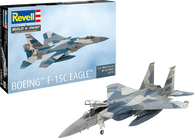 Revel 03778 - Boeing F-15c Eagle - 1:72 - Build & Paint - Level 4