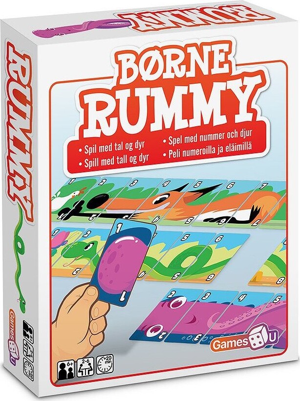 Børne Rummy - Kortspil