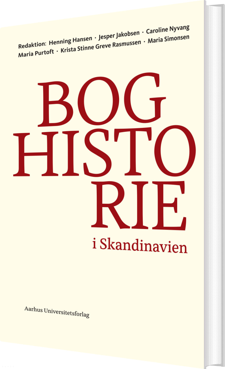 Boghistorie I Skandinavien - Henning Hansen - Bog