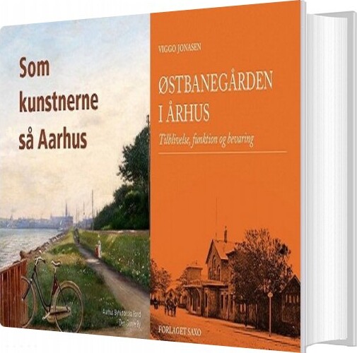 Billede af Bogpakke: Som Kunstnerne Så Aarhus Og østbanegården I århus - Henrik Fode - Bog
