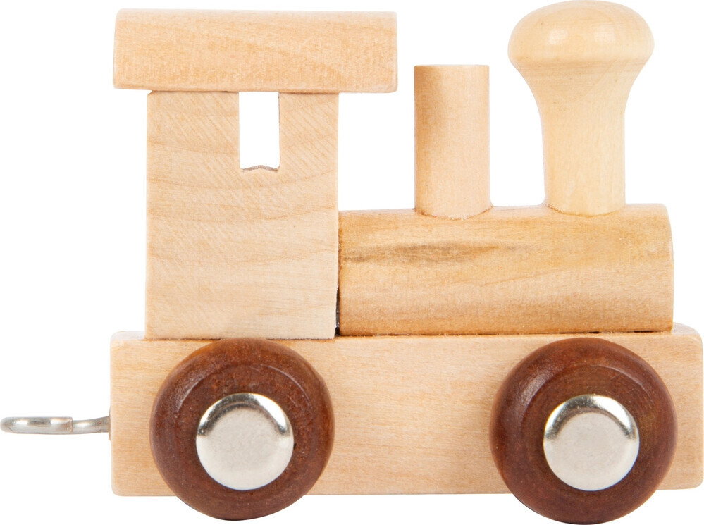 Small Foot - Wooden Letter Train Locomotive - 12 pieces