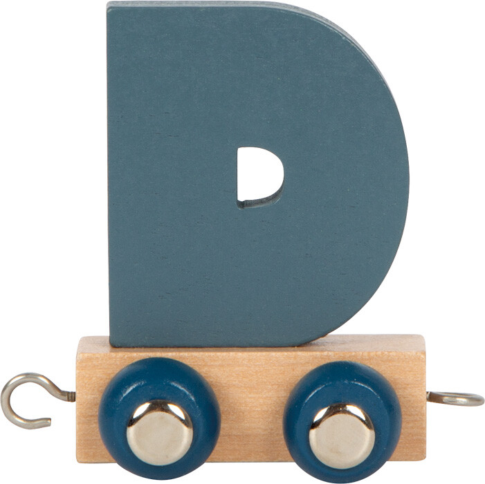 Small Foot - Wooden Letter Train Polar - D