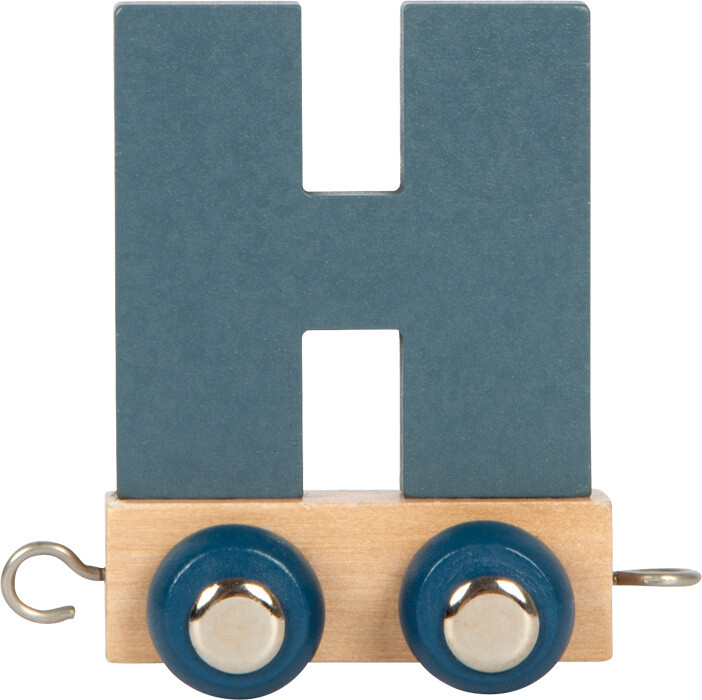 Small Foot - Wooden Letter Train Polar - H
