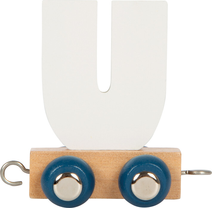 Small Foot - Wooden Letter Train Polar - U