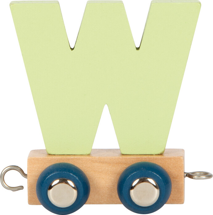 Small Foot - Wooden Letter Train Polar - W
