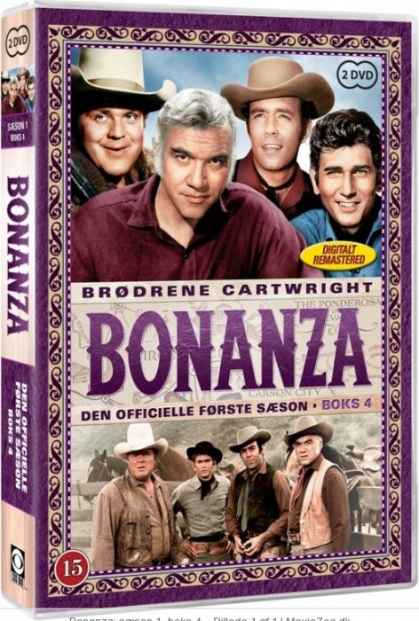 Bonanza - Sæson 1 Boks 4 - DVD - Tv-serie