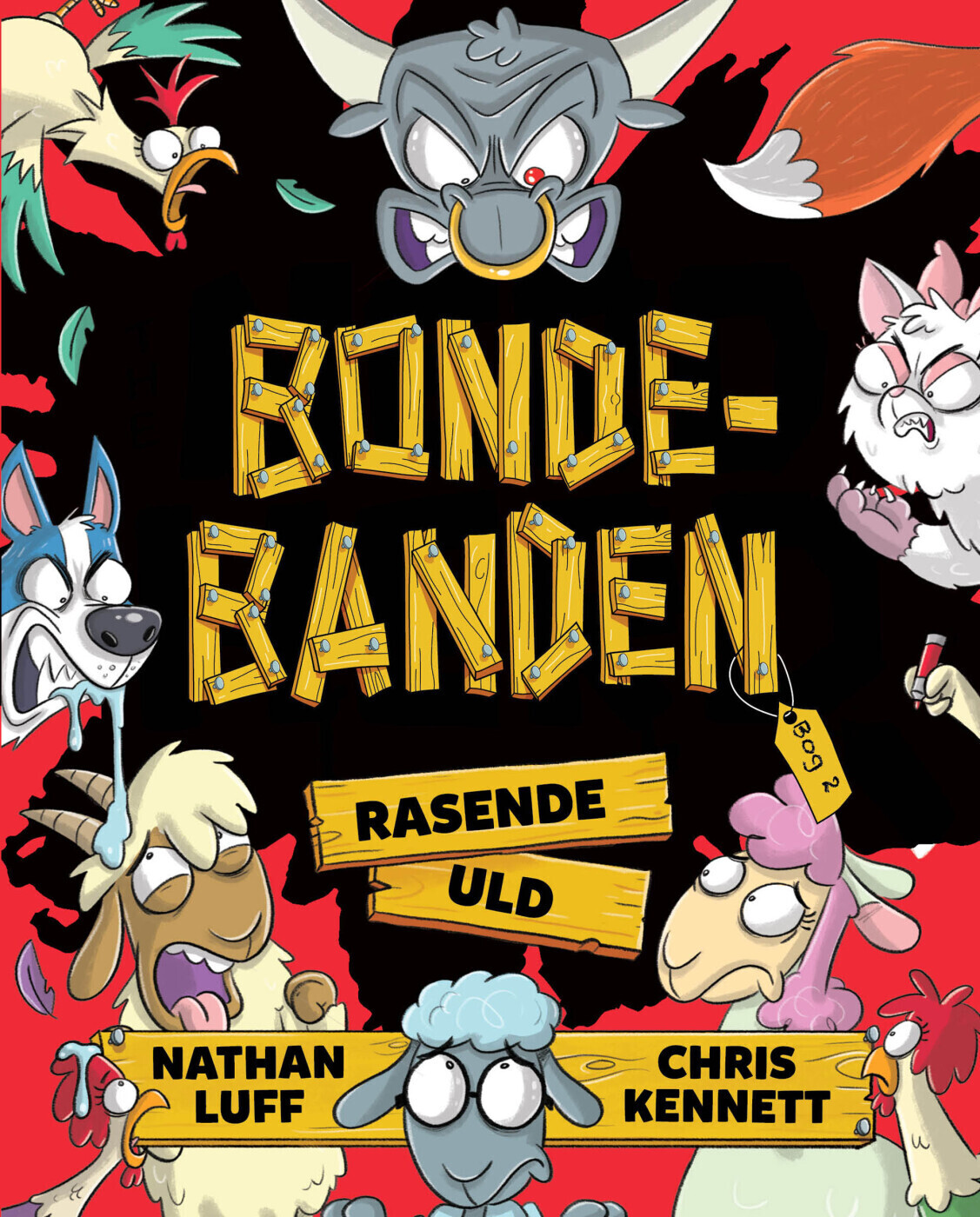 Bondebanden: Rasende Uld - Nathan Luff - Bog
