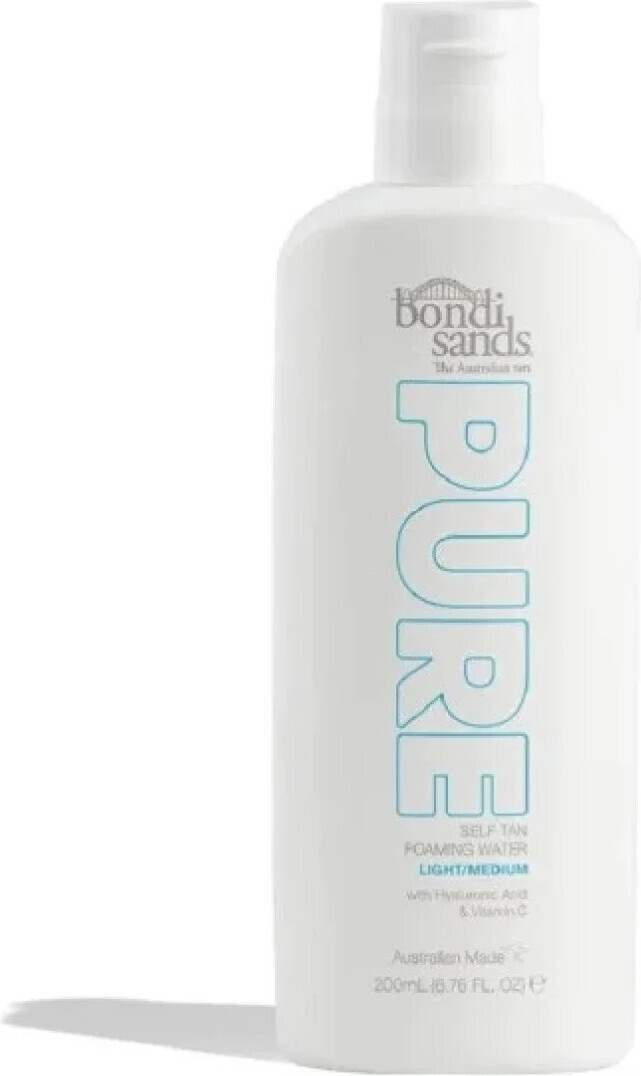 Bondi Sands - Pure Self Tan Foaming Water Light/medium 200 Ml
