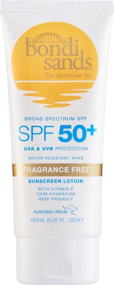 Billede af Bondi Sands - Spf 50+ Fragrance Free Body Sunscreen Lotion 150 Ml hos Gucca.dk
