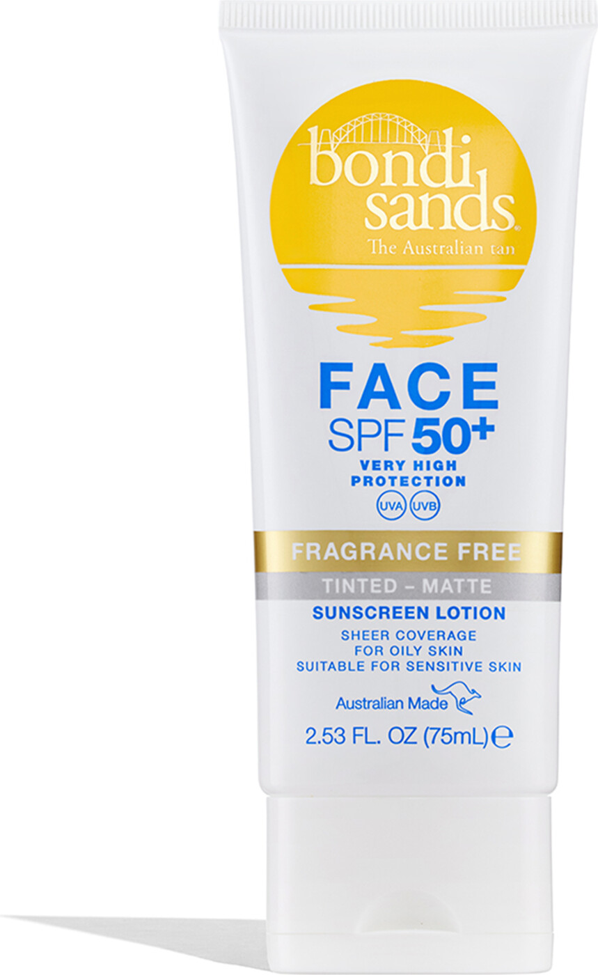Billede af Bondi Sands - Spf 50+ Matte Tinted Face Lotion 75 Ml hos Gucca.dk