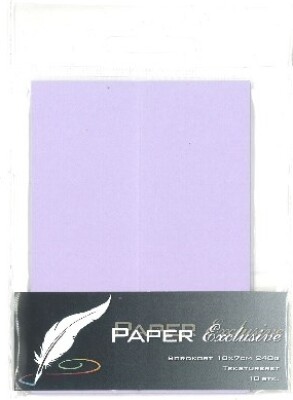 Billede af Bordkort 10x7cm Violet Tekstureret 10stk. - 937 - Paper Exclusive