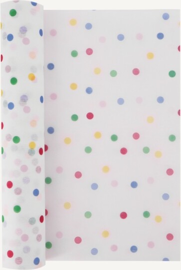 Bordløber Med Prikker 28 Cm X 4meter