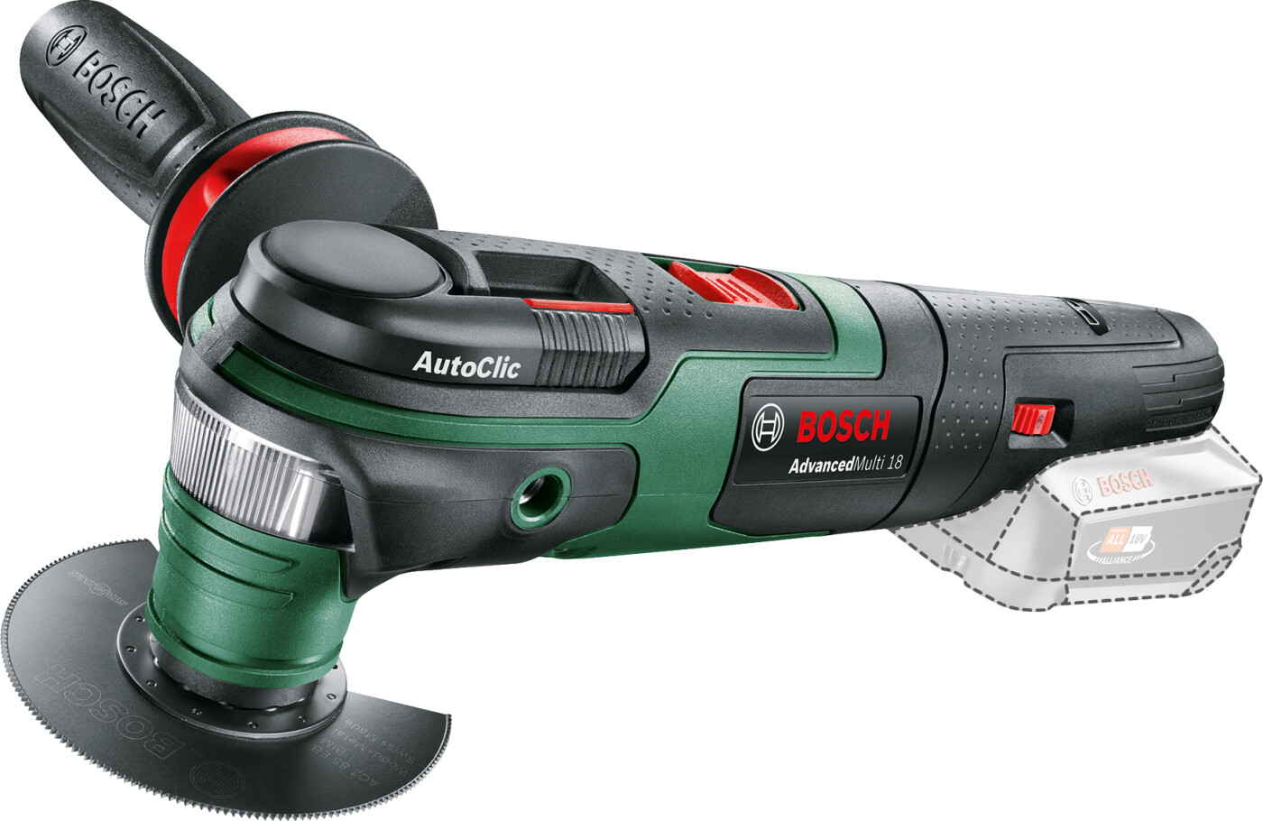 Bosch Diy - Batteridrevet Multifunktionsværktøj 18v Med Autoclic-system
