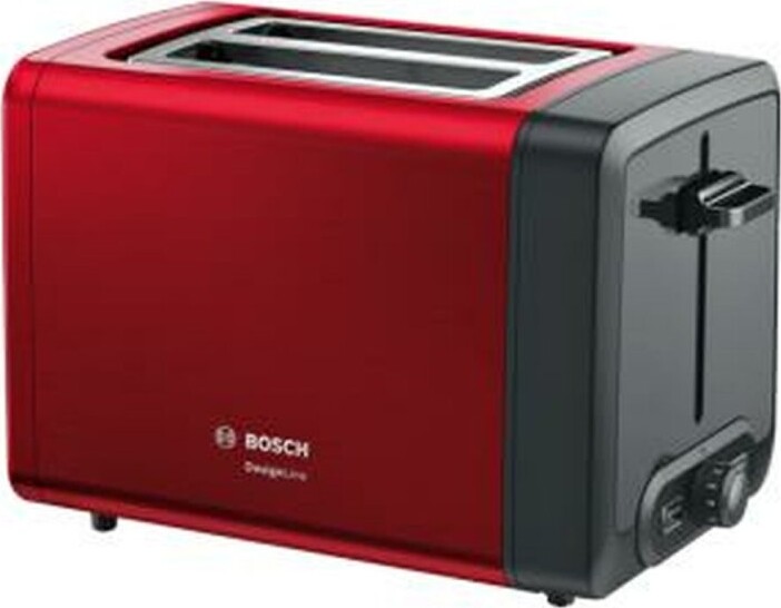 Bosch Tat4p424 - Design Line Brødrister - Rød - 970w