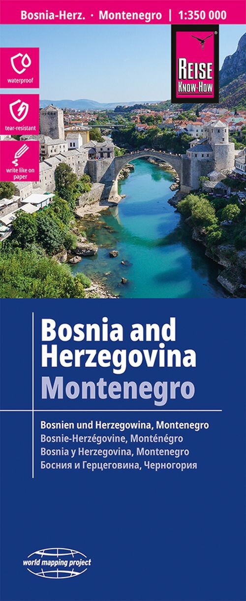 Bosnia And Herzegovina & Montenegro - Reise Know-how - English book