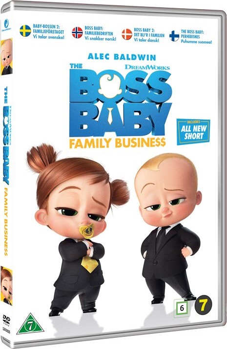 Boss Baby 2 - Det Bli'r I Familien - DVD - Film