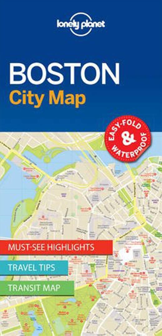 Billede af Boston City Map - Lonely Planet - English Book