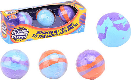 Bouncing Planet Putty - 3 Stk