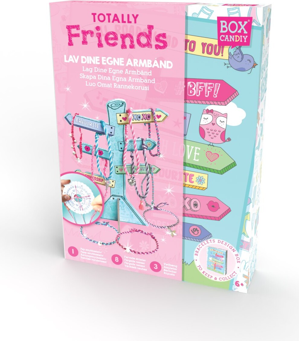 Box Candiy - Bracelet Set - Totally Friends - (bc-1932)