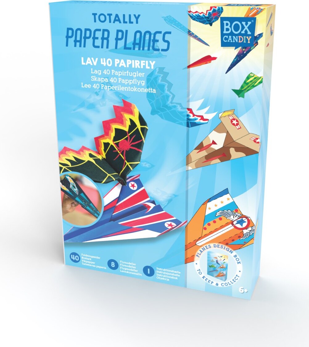 Box Candiy - Paper Airplanes Art - Totally Paper Planes - (bc-1915)