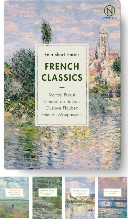 Box With Four French Classics - Gustave Flaubert - English Book