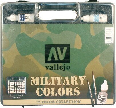 Vallejo - Model Color Maling Sæt - Military - 74x17 Ml