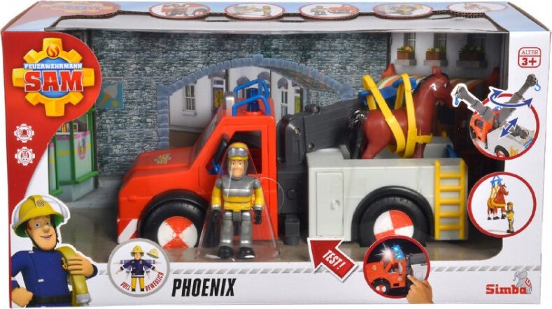 Billede af Brandmand Sam - Phoenix Redningskøretøj Med Figur