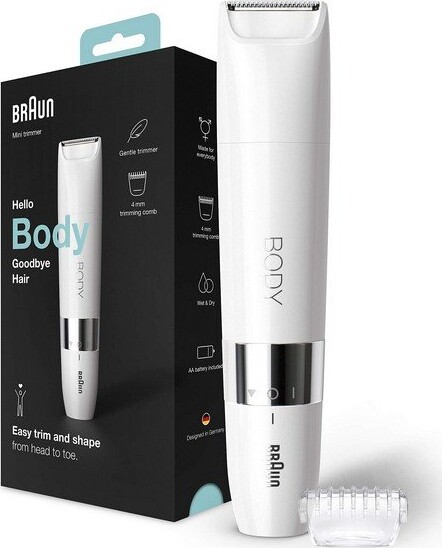 Braun Bs1000 - Body Mini Trimmer - Hvid