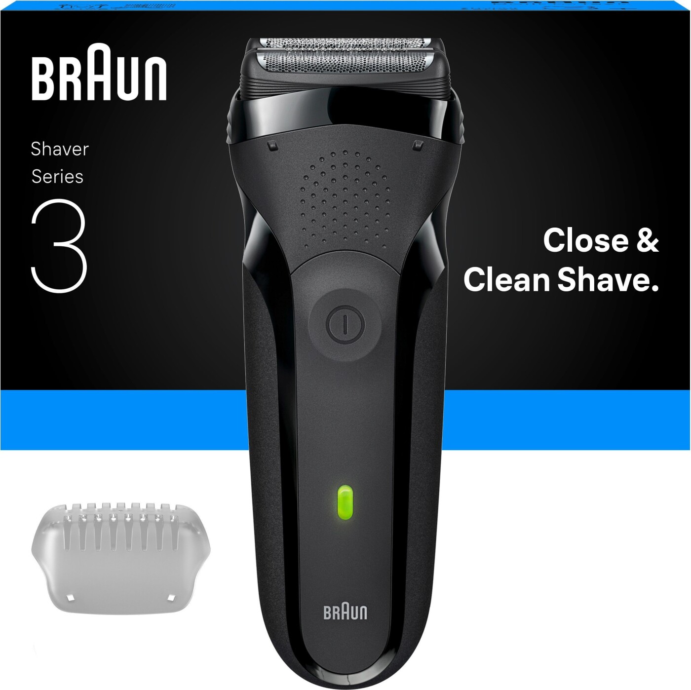 Braun - Series 3 Elektrisk Barbermaskine - Grå
