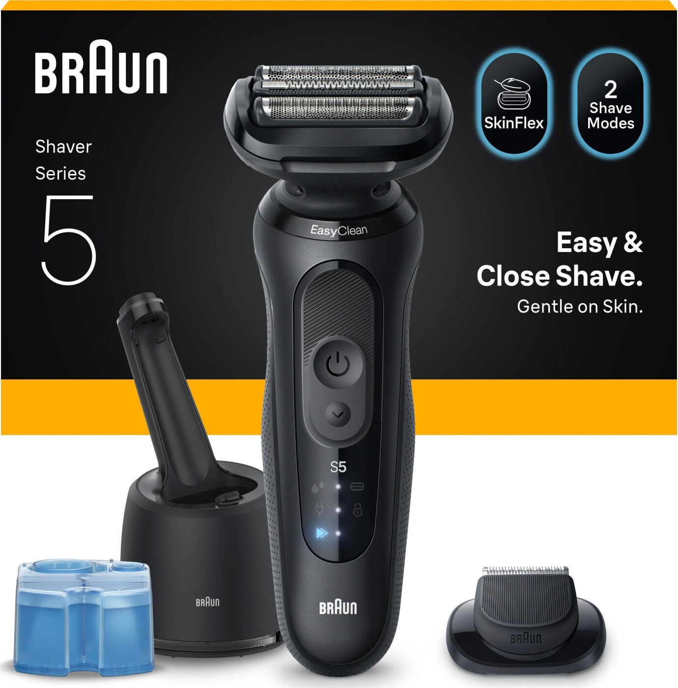 Braun - Series 5 Elektrisk Barbermaskine - Sort