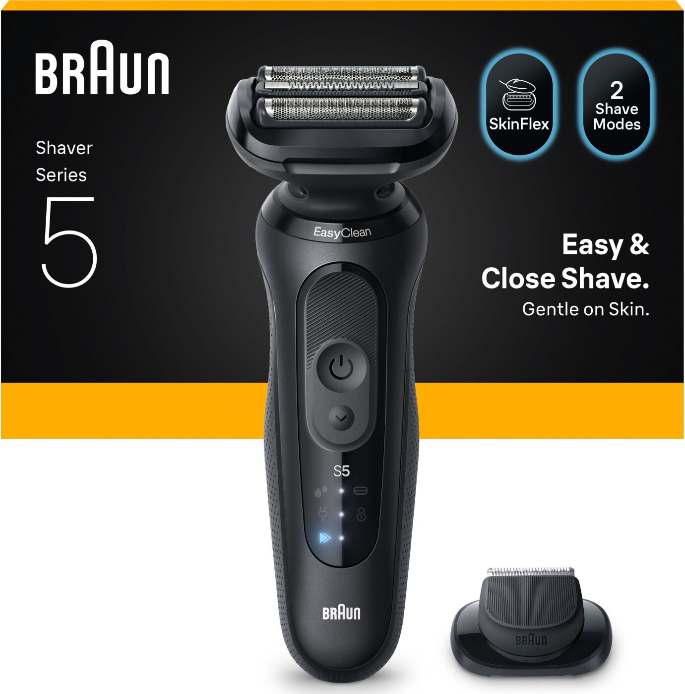 Braun - Series 5 Elektrisk Barbermaskine - Sort