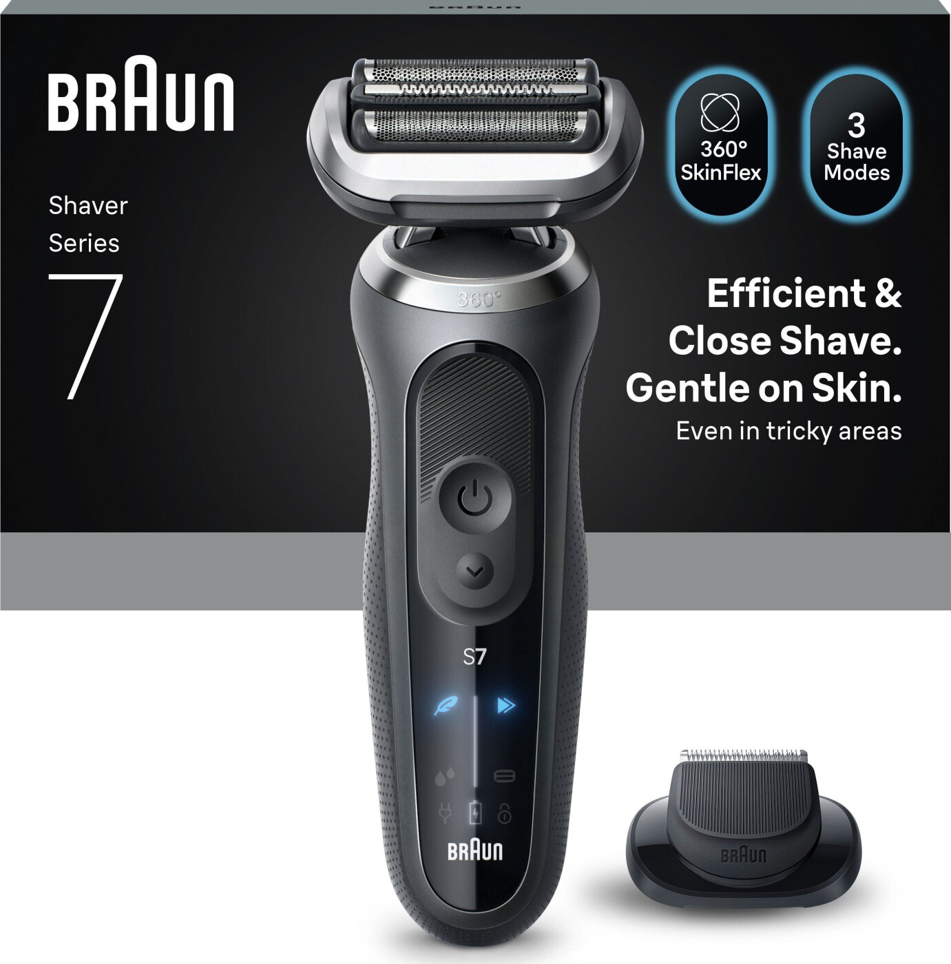 Braun - Series 7 Elektrisk Barbermaskine - Grå
