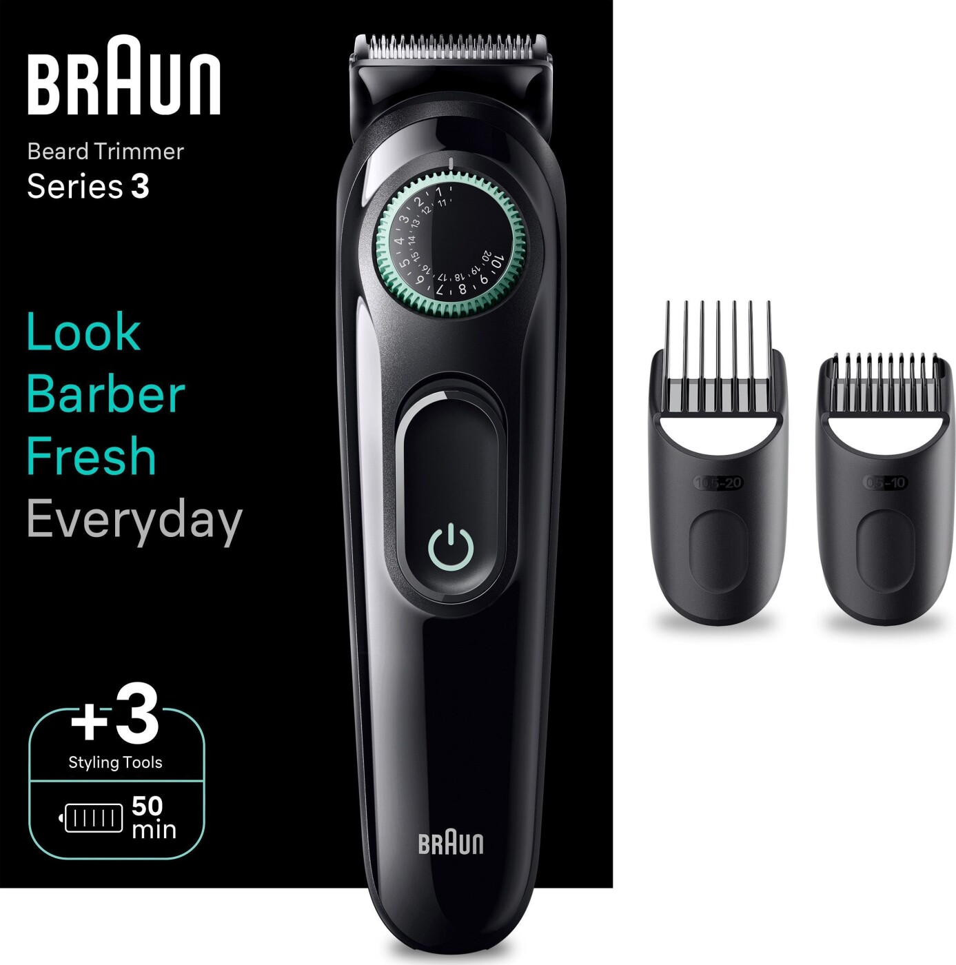 Braun - Styler Bt3411 Black & Vibrant Green