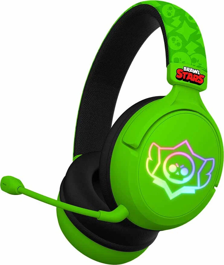Subsonic Brawl Stars - Stars Skull Green - Wireless Headset - Nintendo Switch 2