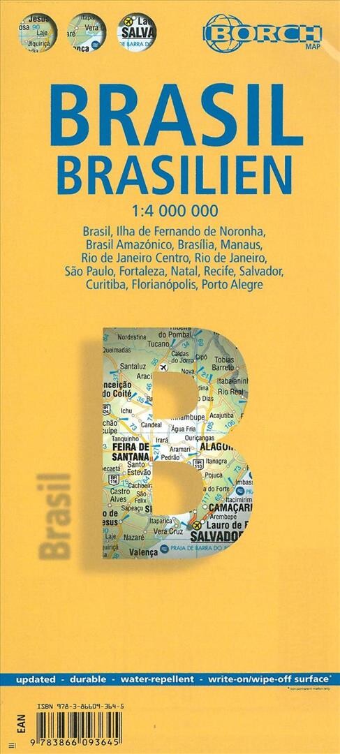 Brazil - Borch Maps - English book