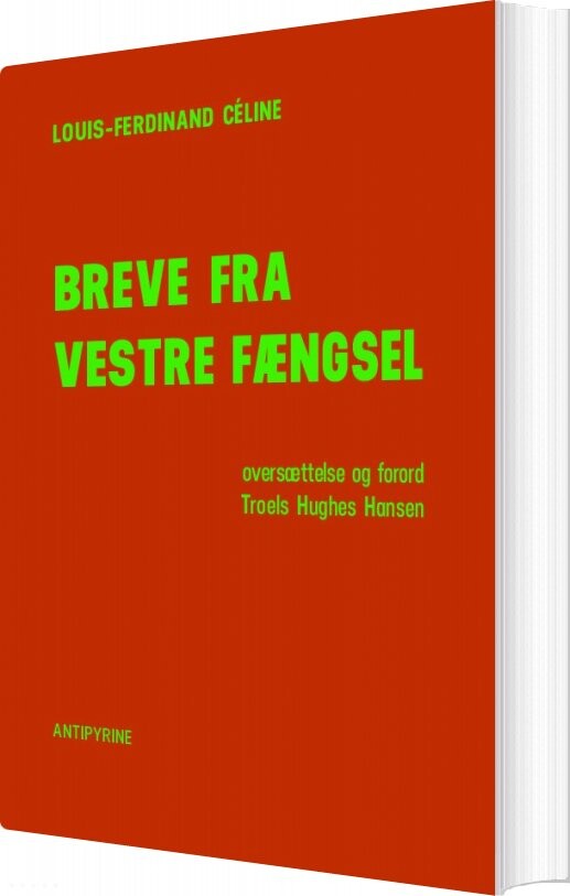 Billede af Breve Fra Vestre Fængsel - Louis-ferdinand Céline - Bog