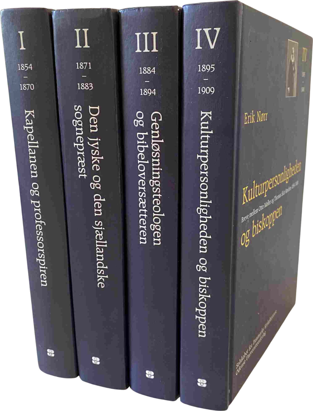 Breve Mellem Otto Møller Og Thomas Skat Rørdam, Bind 1-4 - Erik Nørr - Bog