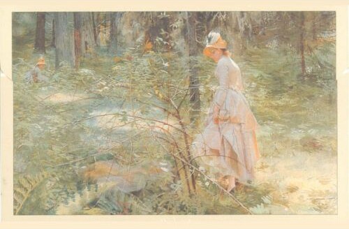 Anders Zorn - Brevmappe Med 12 Dobbelte Kort